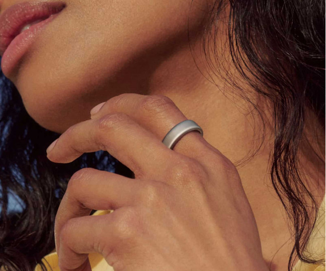 Розумне кільце Oura Ring 5 Brushed Silver